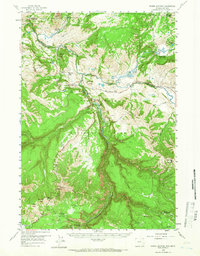 Tower Junction 1959 topographic map preview