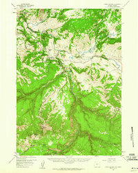 Tower Junction 1959 topographic map preview