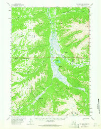 Two Ocean Pass 1959 topographic map thumbnail