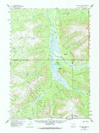 Two Ocean Pass 1959 topographic map thumbnail