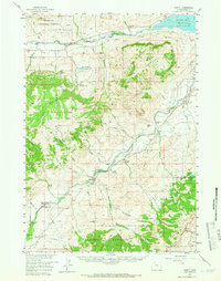 Wapiti 1957 topographic map thumbnail