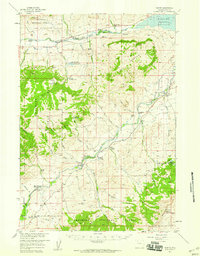 Wapiti 1957 topographic map thumbnail