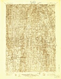 Cokeville 1936 topographic map thumbnail