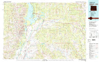 Jackson Lake 1981 topographic map thumbnail