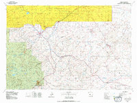 Lander 1978 topographic map preview