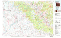 Pinedale 1981 topographic map thumbnail