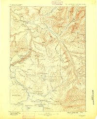 Canyon 1886 topographic map thumbnail
