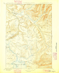 Canyon 1901 topographic map thumbnail
