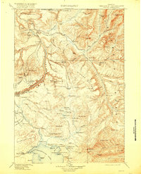 Canyon 1911 topographic map thumbnail