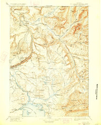 Canyon 1911 topographic map thumbnail