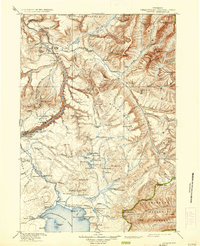 Canyon 1911 topographic map thumbnail