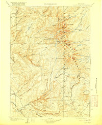 Cloud Peak 1901 topographic map thumbnail