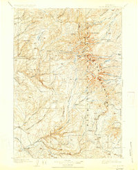 Cloud Peak 1901 topographic map thumbnail