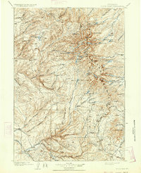 Cloud Peak 1901 topographic map thumbnail