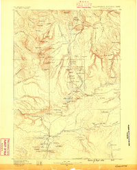 Gallatin 1885 topographic map thumbnail