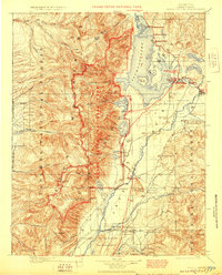 Grand Teton 1901 topographic map thumbnail