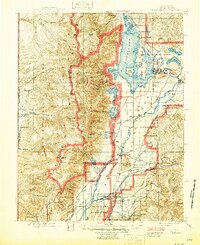 Grand Teton 1901 topographic map thumbnail