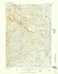 Gros Ventre 1907 topographic map thumbnail