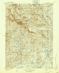Gros Ventre 1910 topographic map thumbnail