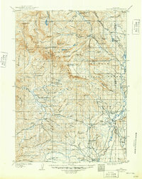 Gros Ventre 1910 topographic map thumbnail