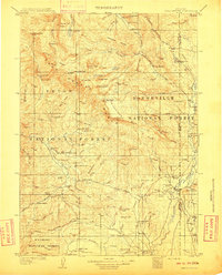 Gros Ventre 1910 topographic map thumbnail