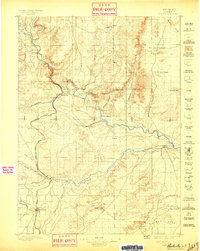 Hartville 1896 topographic map thumbnail