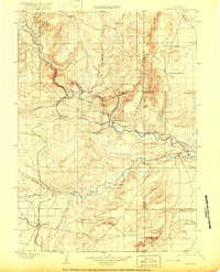 Hartville 1901 topographic map thumbnail