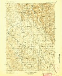 Moorcroft 1918 topographic map thumbnail