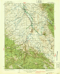 Saratoga 1939 topographic map thumbnail