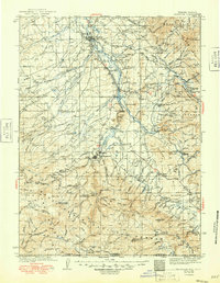Saratoga 1939 topographic map thumbnail