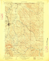 Sheridan 1911 topographic map thumbnail