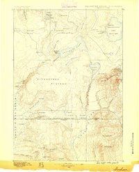 Shoshone 1886 topographic map preview