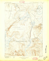 Shoshone 1888 topographic map thumbnail