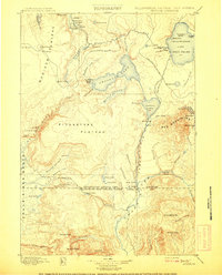 Shoshone 1908 topographic map thumbnail