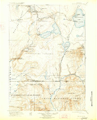 Shoshone 1911 topographic map thumbnail