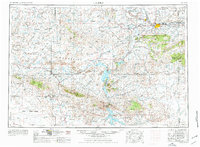 Casper 1955 topographic map thumbnail
