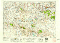 Casper 1958 topographic map thumbnail