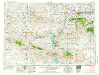 Casper 1958 topographic map thumbnail