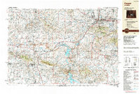 Casper 1988 topographic map thumbnail