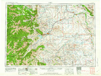 Cody 1962 topographic map preview