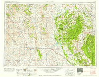 Gillette 1958 topographic map thumbnail