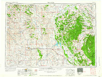 Gillette 1958 topographic map thumbnail