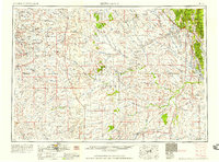 Newcastle 1958 topographic map thumbnail