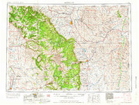 Sheridan 1958 topographic map thumbnail