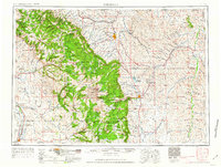 Sheridan 1962 topographic map thumbnail