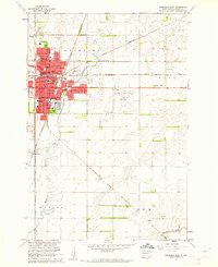 Aberdeen East 1960 topographic map thumbnail