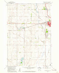 Aberdeen West 1960 topographic map thumbnail