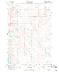 Akaska SW 1968 topographic map thumbnail