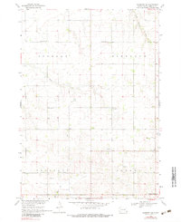 Alcester NW 1968 topographic map thumbnail