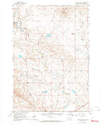 Antelope Butte 1965 topographic map thumbnail